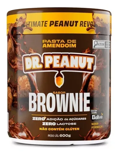 Pasta De Amendoim Gourmet 600g Chocolate Dr. Peanut